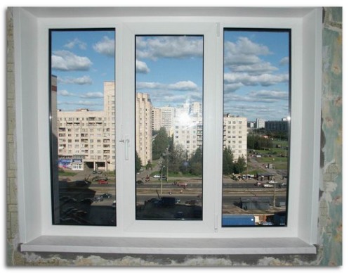 Вид пластикового окна из ПВХ в Минске